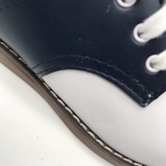 Footmates Saddle Shoes in Navy Blue/White Size 8 - Picture 5 of 8